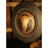wall decoration longhorn wood and steel
